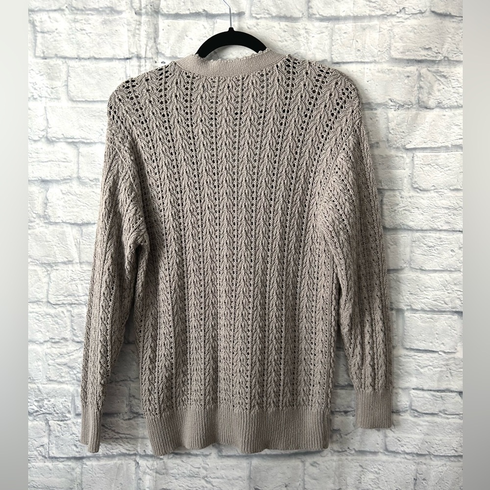 Aritzia Wilfred Reverence Cardigan, grey, size extra small - Picture 3 of 6